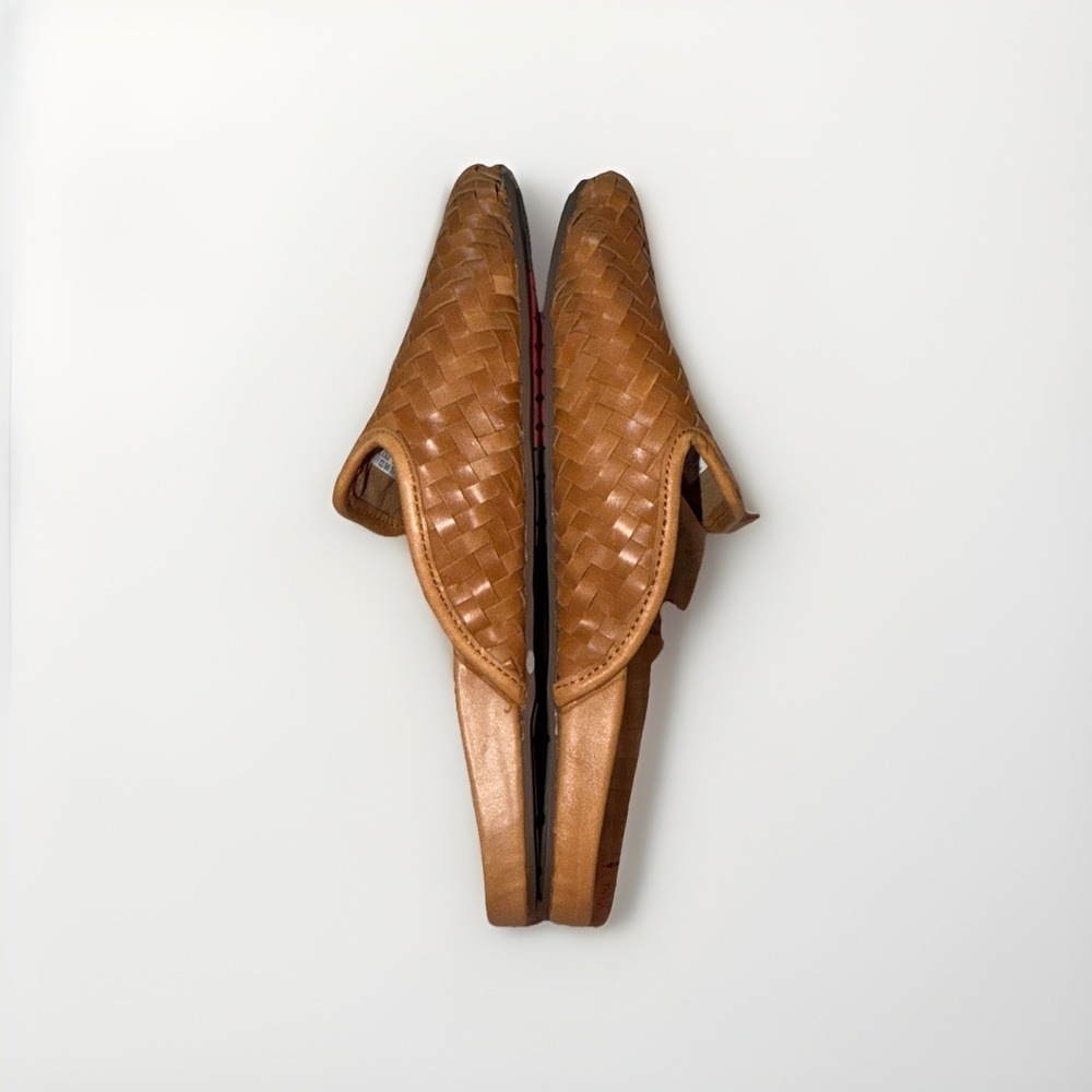Olukai Mi'i Mule Women's Size 11!Woven Leather Slip-On Kukui Brown $180 MSRP - Picture 7 of 10